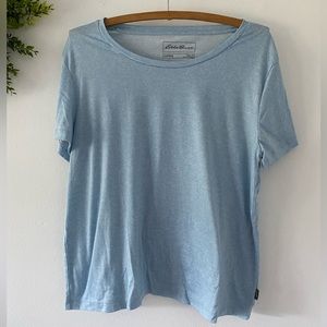 Eddie Bauer sleepwear, Light blue,women’s Large t-shirt
